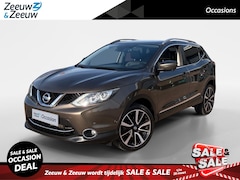Nissan Qashqai - 1.2 Tekna *Navi+360Camera*Climate Control*Winter Pack*Lederen bekleding*Panoramadak*Trekha