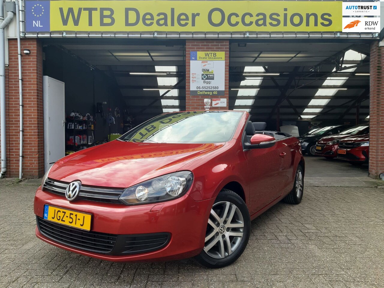 Volkswagen Golf Cabriolet - 1.2 TSI BlueMotion 1.2 TSI BlueMotion, airco 1e eigenaar, dealer onderhouden - AutoWereld.nl