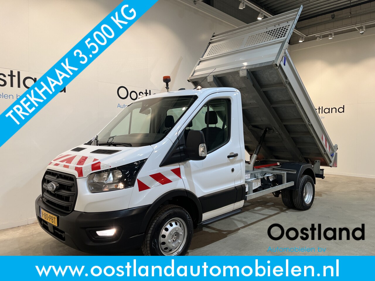 Ford Transit - 2.0 TDCI L2 Trend 170 PK DL Dubbel Lucht RWD Kipper / Tipper / Open Laadbak / Euro 6 / Air - AutoWereld.nl