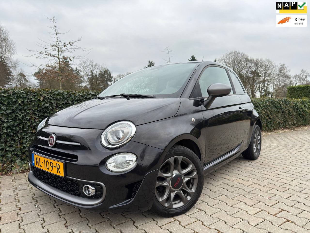 Fiat 500 - 0.9 TwinAir Turbo 500S Sport , 119.806km N.A.P , Airco / Cruise / Leder / Carplay / Isofix - AutoWereld.nl