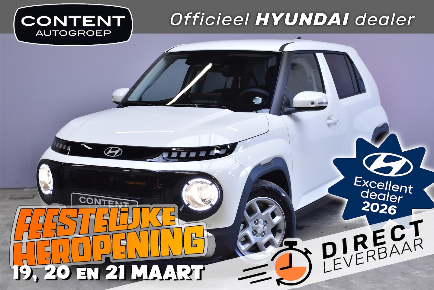 Hyundai Inster - 49 kWh 115 pk Pulse I Voorraadvoordeel - AutoWereld.nl