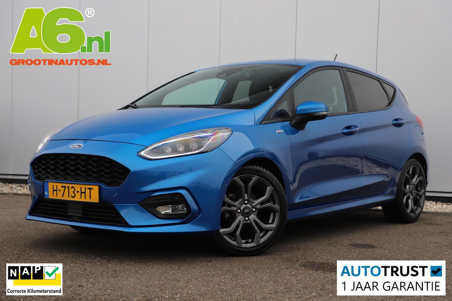 Ford Fiesta - 1.0 EcoBoost ST-Line Full LED Navigatie Achteruitrijcamera Carplay Adaptive Cruise Climate - AutoWereld.nl