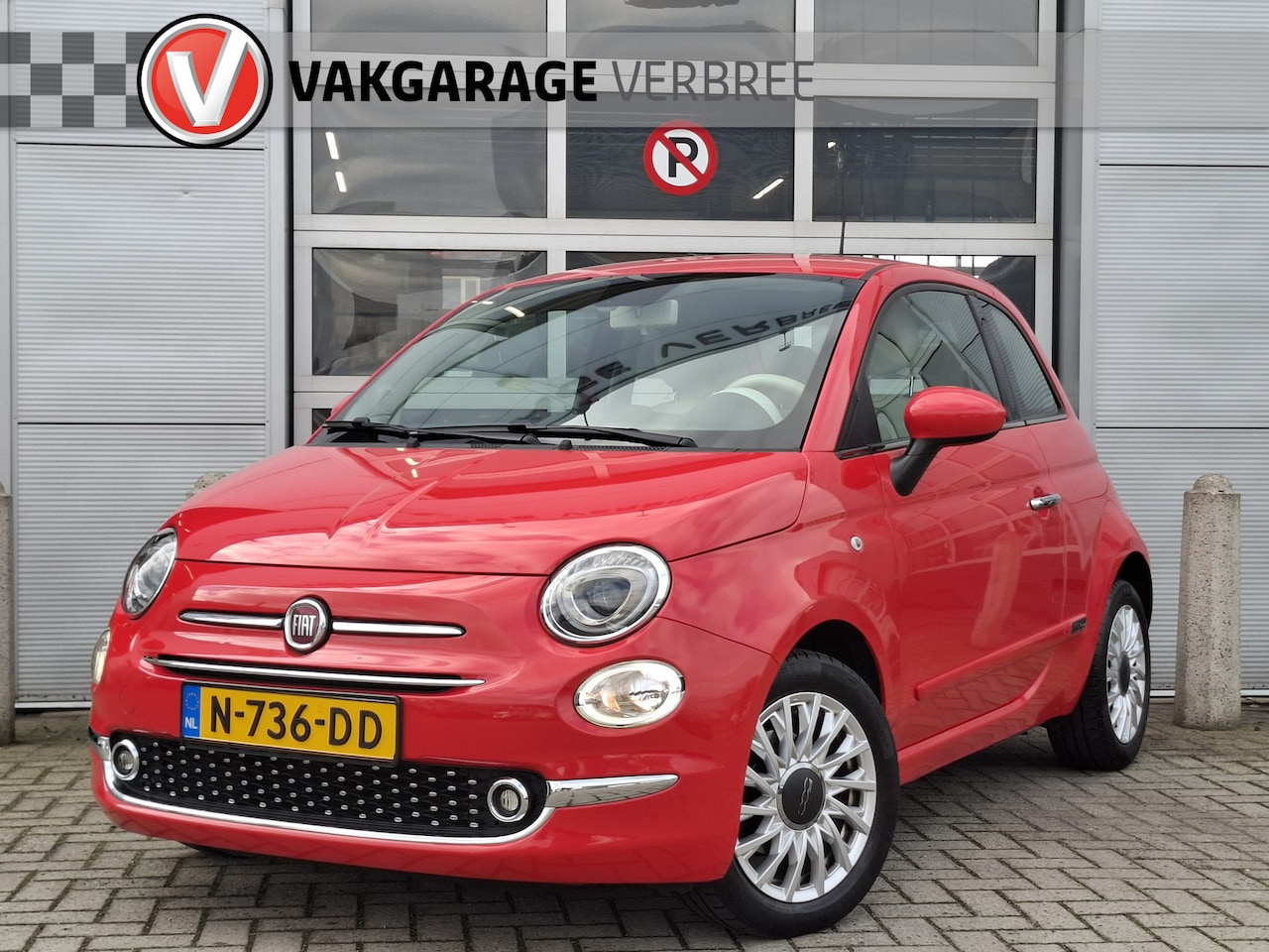 Fiat 500 - 1.2 Pop | Android Auto/Apple Carplay | Lichtmetalen Velgen 16" | Parkeersensoren Achter | - AutoWereld.nl