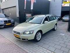 Volvo V50 - 2.0D Summum 180PK 2e Eigenaar Trekhaak Airco NAP APK
