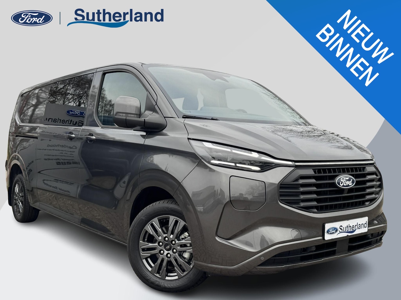 Ford Transit Custom - 320 2.5 PHEV L2H1 Limited DC | Dubbele cabine | Adaptive Cruise Control | Groot middencons - AutoWereld.nl