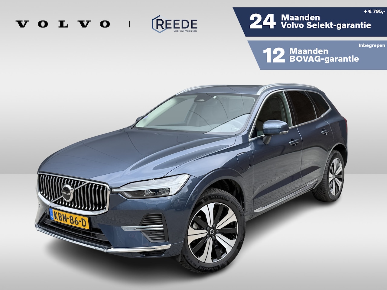 Volvo XC60 - 2.0 T6 Plug-in hybrid AWD Plus Bright | Longe Range | IntelliSafe Assist | Getint Glas | C - AutoWereld.nl