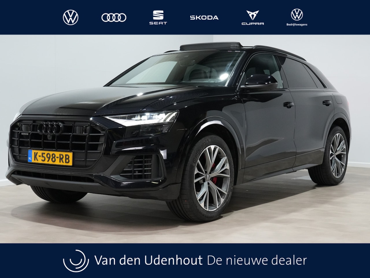 Audi Q8 - 55 TFSI e quattro Pro Line Plus Navi. Matrix-LED Trekhaak B&O 360 Cam. Head-Up disp. Lucht - AutoWereld.nl