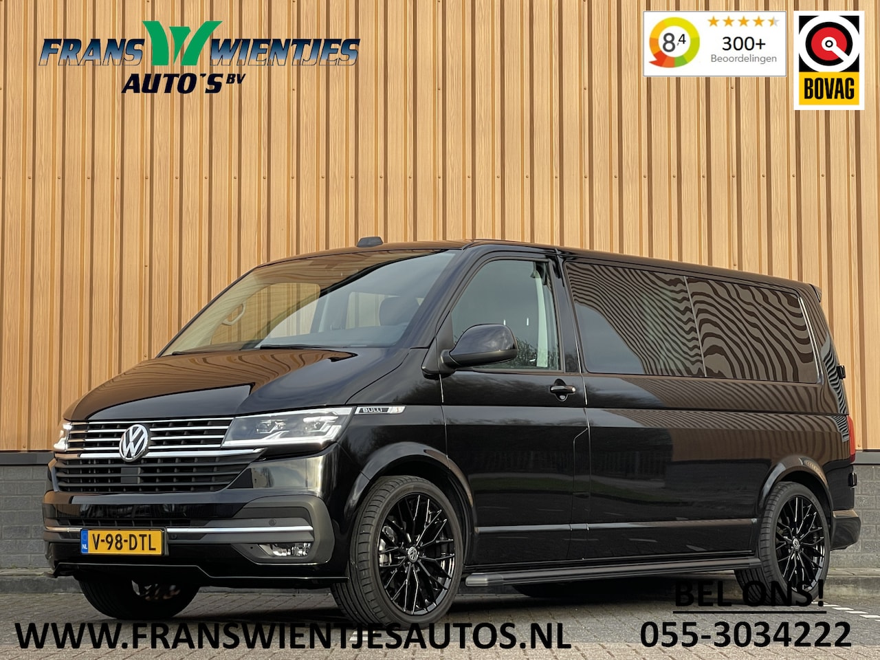 Volkswagen Transporter - 2.0 TDI L2H1 30 DC Bulli | Eibach | Dubbel Cabine | Camera | Parkeersensoren | Apple Carpl - AutoWereld.nl