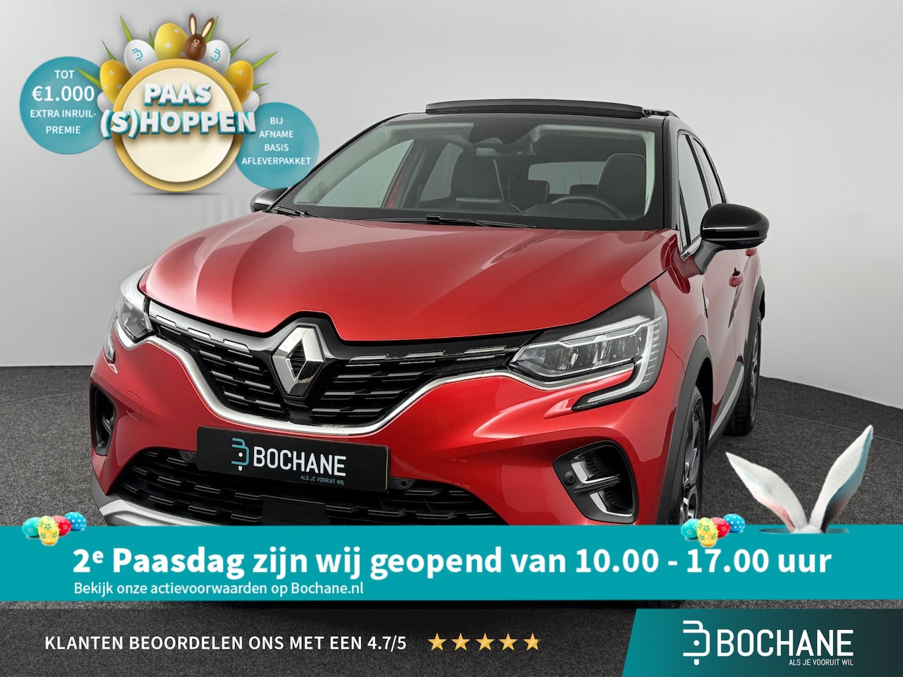 Renault Captur - 1.0 TCe 90 techno | Panoramadak | BOSE-Audiosysteem | Adaptive Cruise Control | Achteruitr - AutoWereld.nl