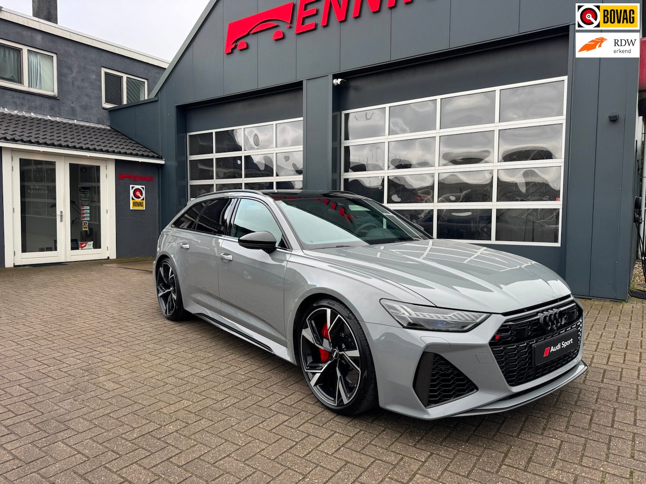 Audi RS6 - Avant 4.0 TFSI quattro Dynamic Plus / Pano / Night Vision / B&O 3D / Softclose / Keramisch - AutoWereld.nl