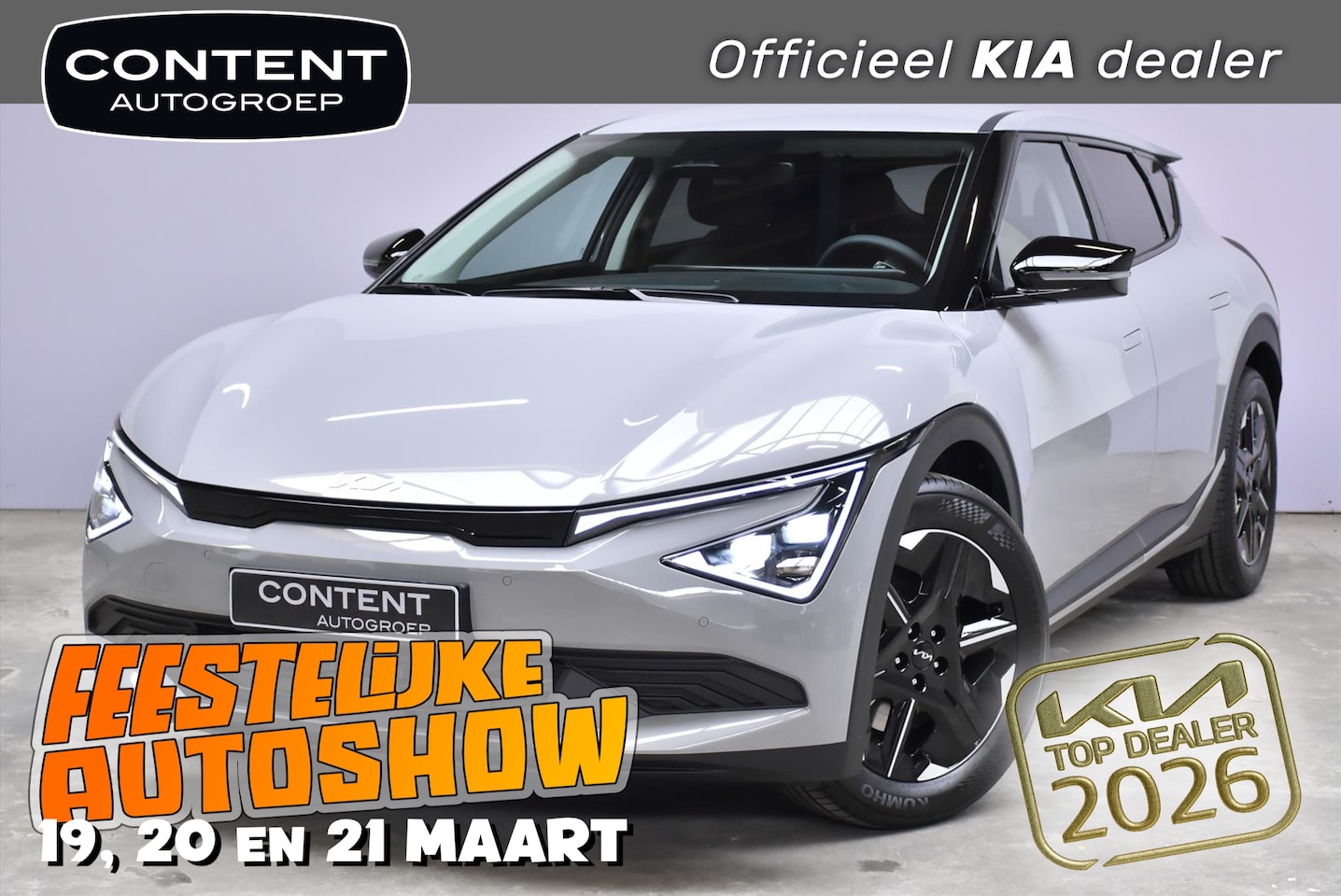 Kia EV6 - 63kWh 170pk RWD Light Edition NIEUW - SNEL LEVERBAAR - AutoWereld.nl