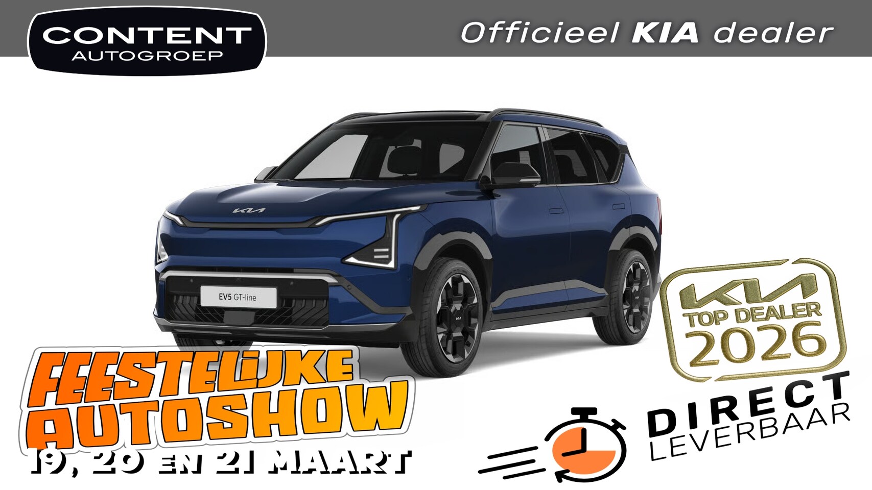 Kia EV5 - 81,4 kWh 217pk 2WD GT-Line NIEUW - SNEL LEVERBAAR - AutoWereld.nl