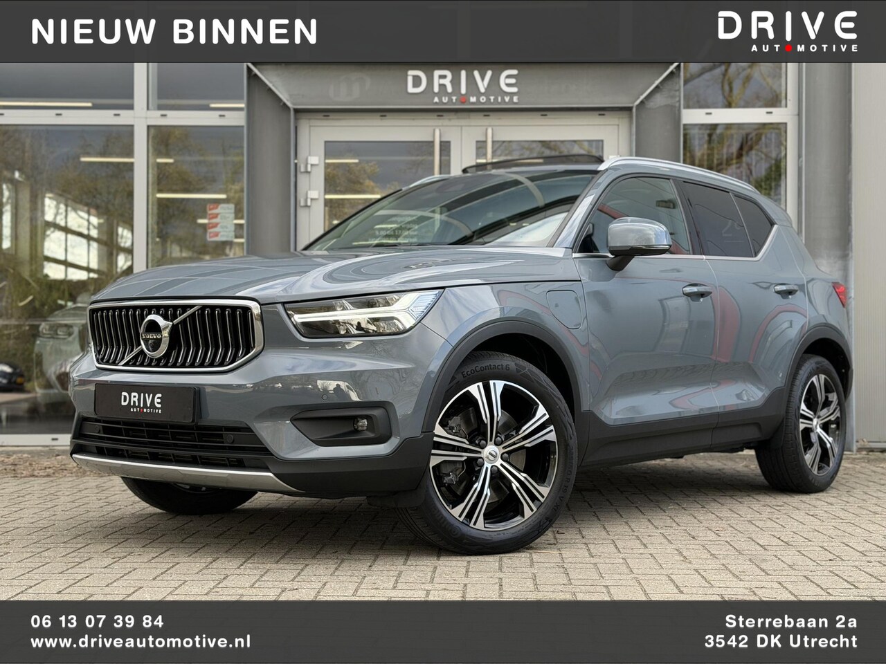 Volvo XC40 - 1.5 T5 Recharge Inscription |Pano|H/K|360CAM|Leer|Memory|PilotAssist|Trekhaak|Thunder Grey - AutoWereld.nl