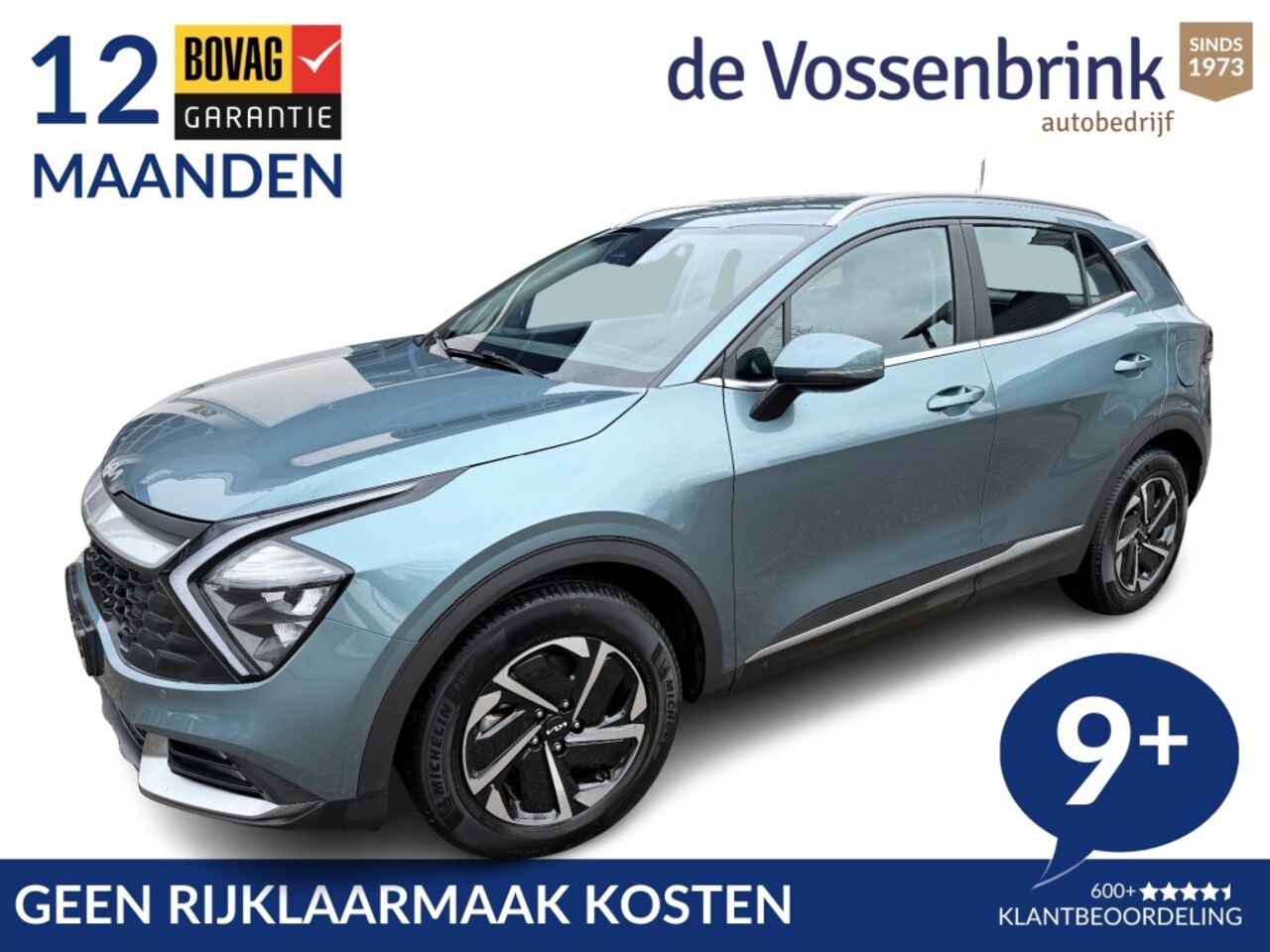 Kia Sportage - 1.6 T-GDI Hybrid DynamicLine Automaat 1e Eig. NL-Auto *Geen Afl. kosten* - AutoWereld.nl