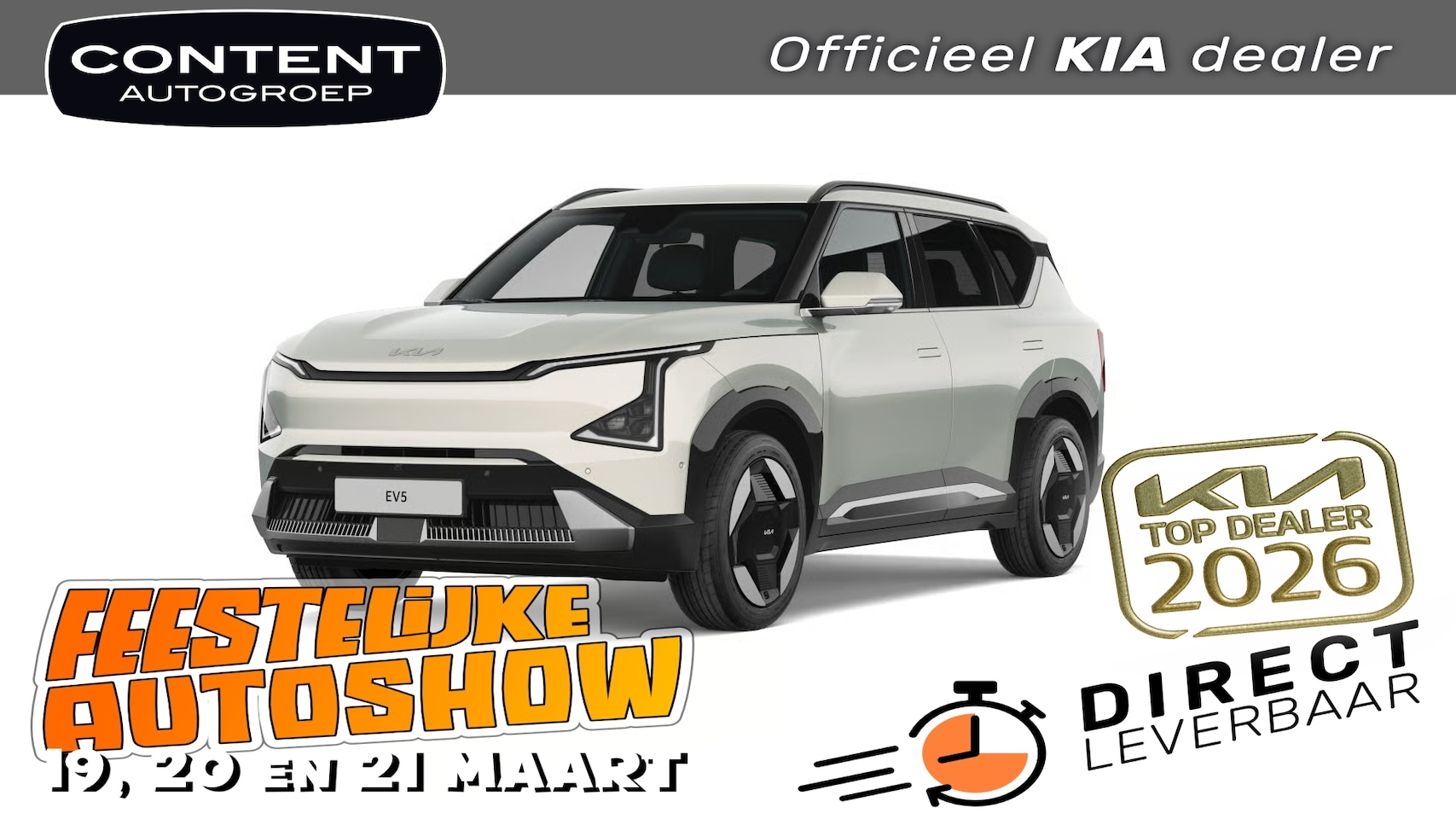 Kia EV5 - 81,4 kWh 217pk 2WD Plus Advanced NIEUW - SNEL LEVERBAAR - AutoWereld.nl