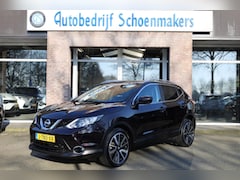 Nissan Qashqai - 1.2 Tekna CARPLAY STOELVERW. 360-CAMERA DAB HALFLEER 19"LMV NAVI CRUISE 2xPDC CLIMA ENZ