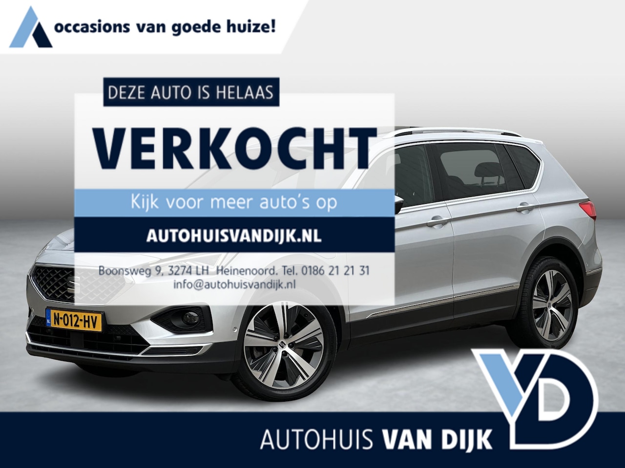 SEAT Tarraco - 1.4 TSI e-Hybrid PHEV Xcellence | Plug-in/Pano-schuifdak/Trekhaak/Leder/Carplay/Elektr.Sto - AutoWereld.nl