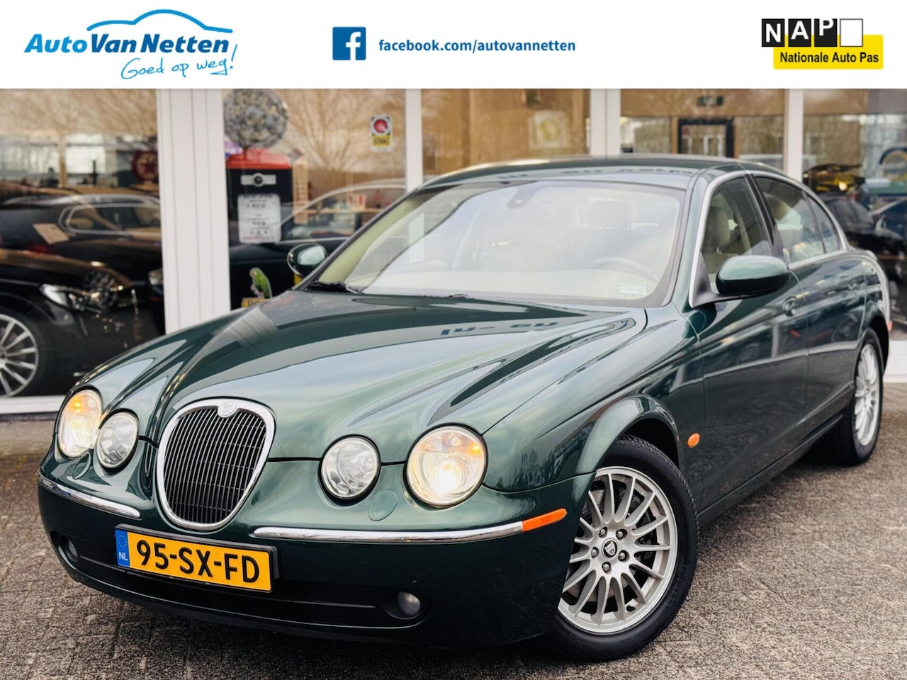 Jaguar S-type - 3.0 V6 238pk Automaat, Executive,Leder,17"lmv,Pdc,Clima,96.dkm! - AutoWereld.nl