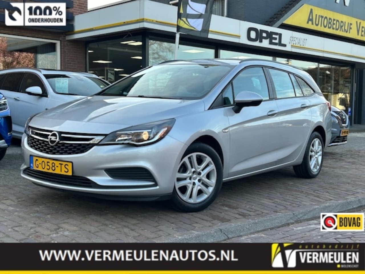 Opel Astra Sports Tourer - 1.0 Turbo 105PK Online Edition + Airco/ Navi/ Cruise/ CarPlay - AutoWereld.nl