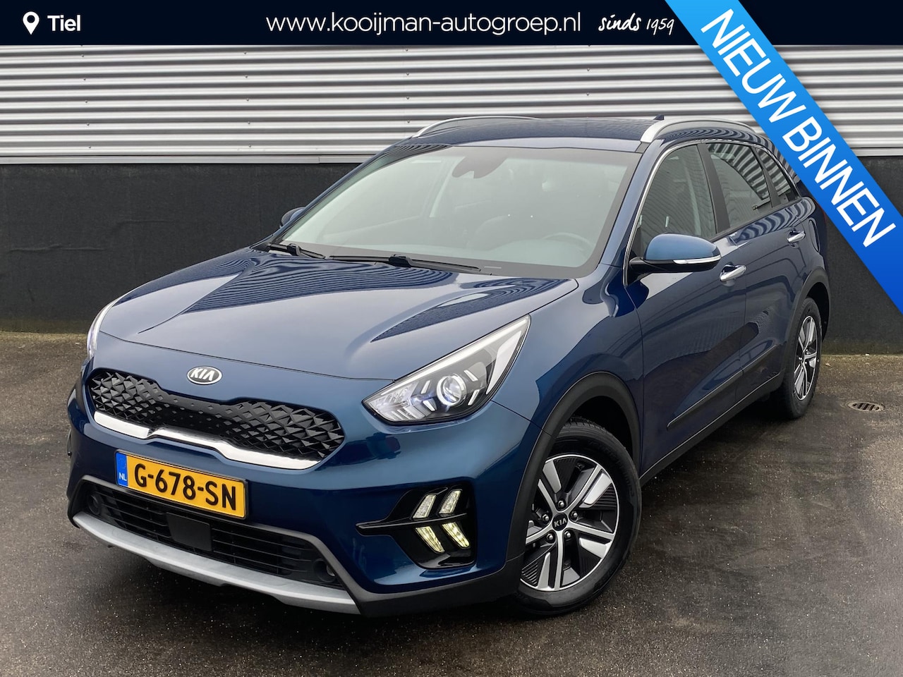 Kia Niro - 1.6 GDi Hybrid Dynamicline Navigatie, Nieuw geleverd & dealeronderhouden, Apple CarPlay/An - AutoWereld.nl