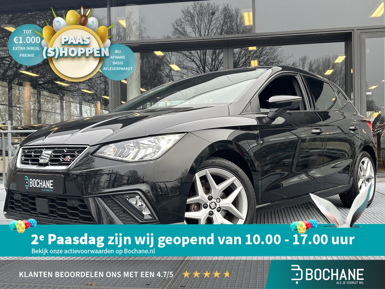 SEAT Ibiza - 1.0 TSI FR Business Intense 95PK | Achteruitrijcamera | Navigatie | Carplay/Android | Crui - AutoWereld.nl
