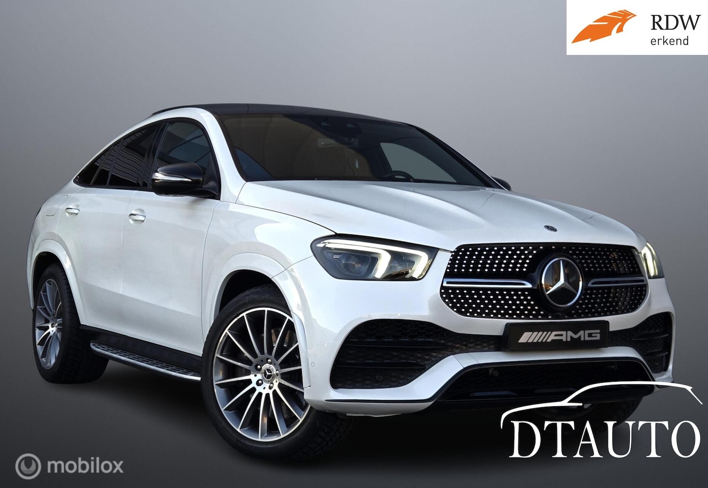 Mercedes-Benz GLE-Klasse Coupé - 350 d 4MATIC Premium Plus 2xAMG Pano Lucht Night Burm Standkachel 21'' VOL! - AutoWereld.nl