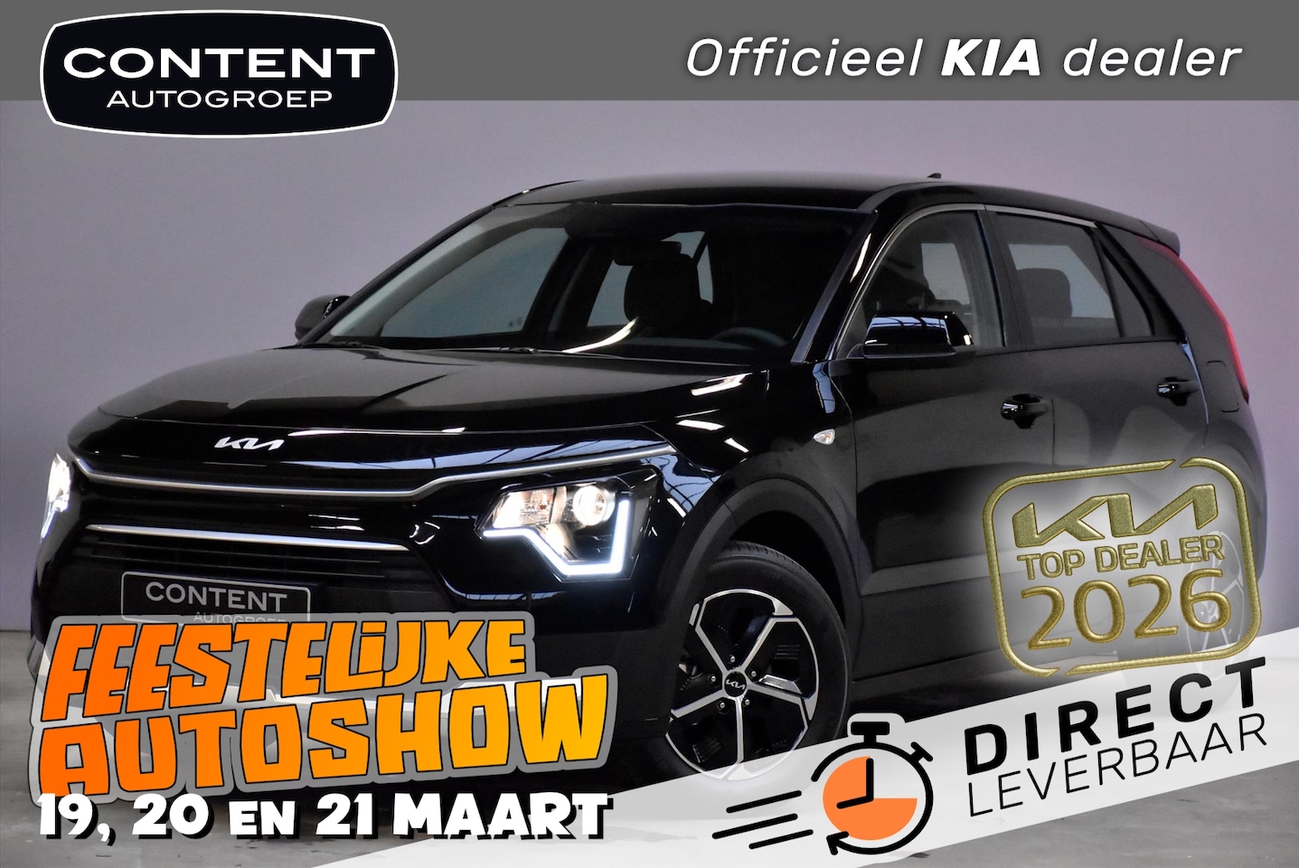 Kia Niro - 1.6 GDi Hybrid 138pk DCT6 ComfortLine MY26 NIEUW - SNEL LEVERBAAR - AutoWereld.nl