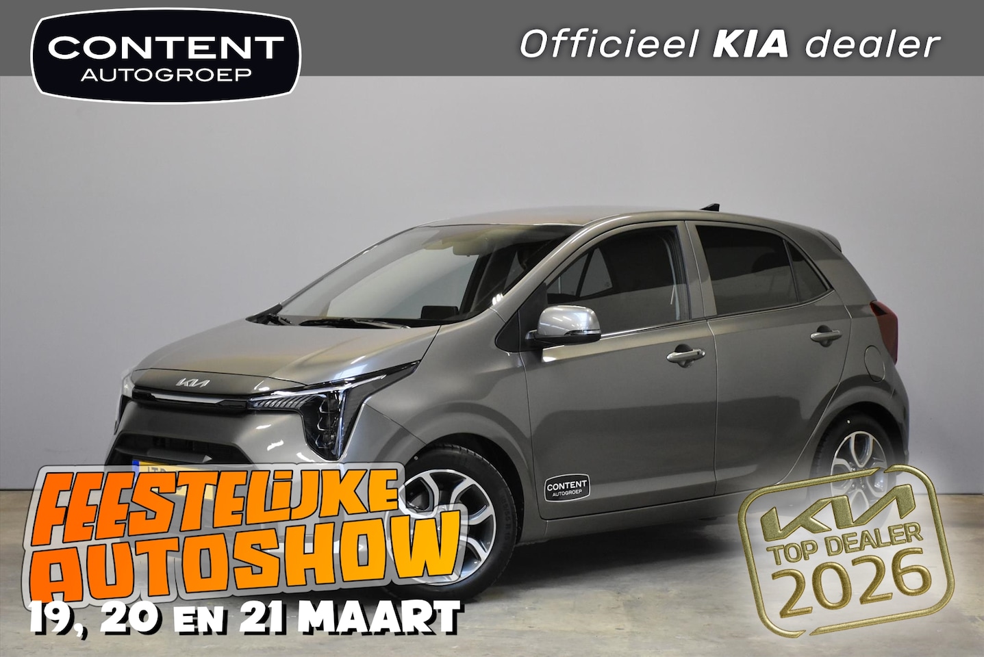 Kia Picanto - 1.0 DPi 68pk 4-zits ExecutiveLine - AutoWereld.nl