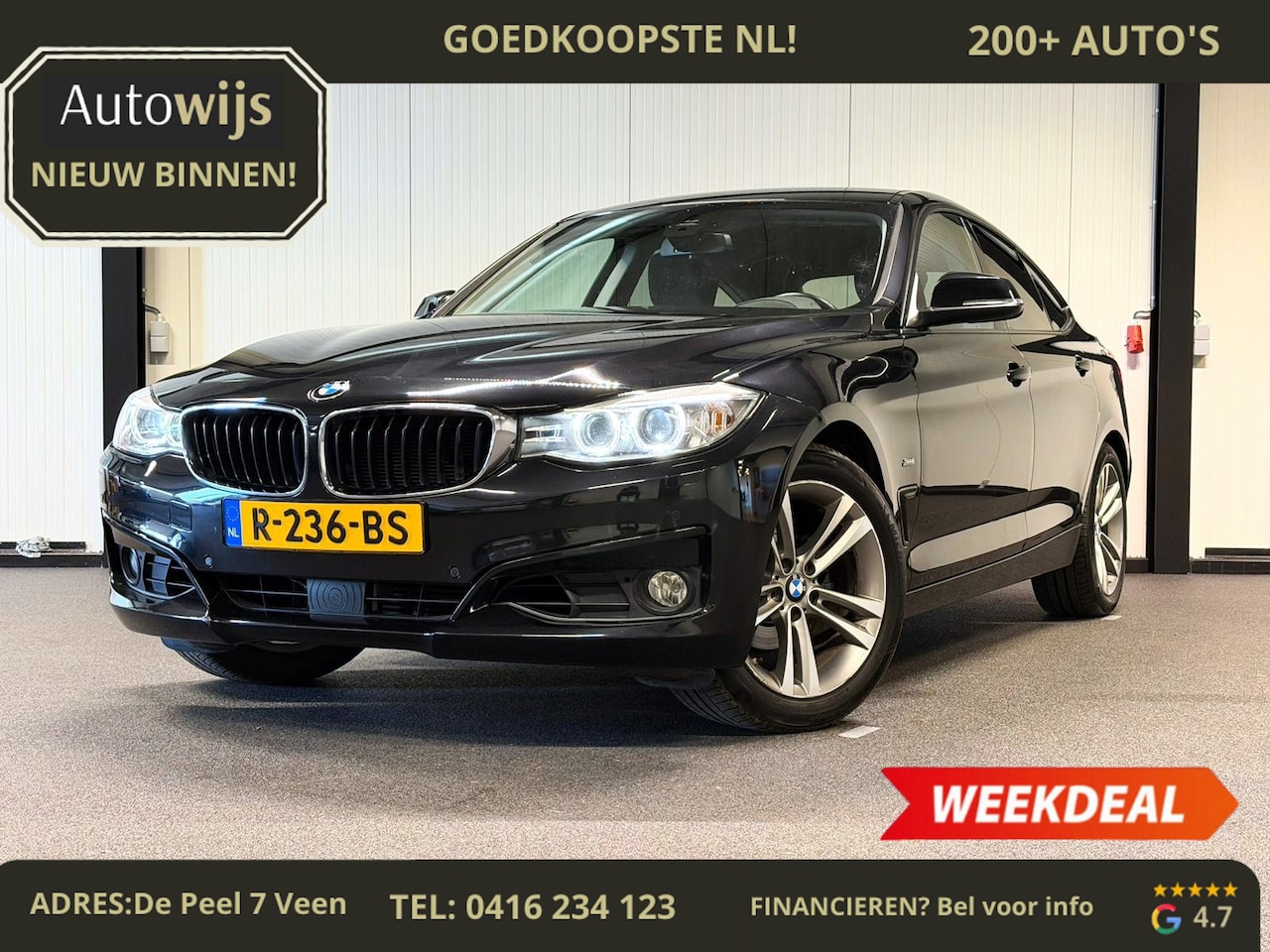 BMW 3-serie Gran Turismo - 320i xDrive M Sport|HUD|ELEKSTOEL|LED|AUT|DEALER ONDERHOUDEN - AutoWereld.nl