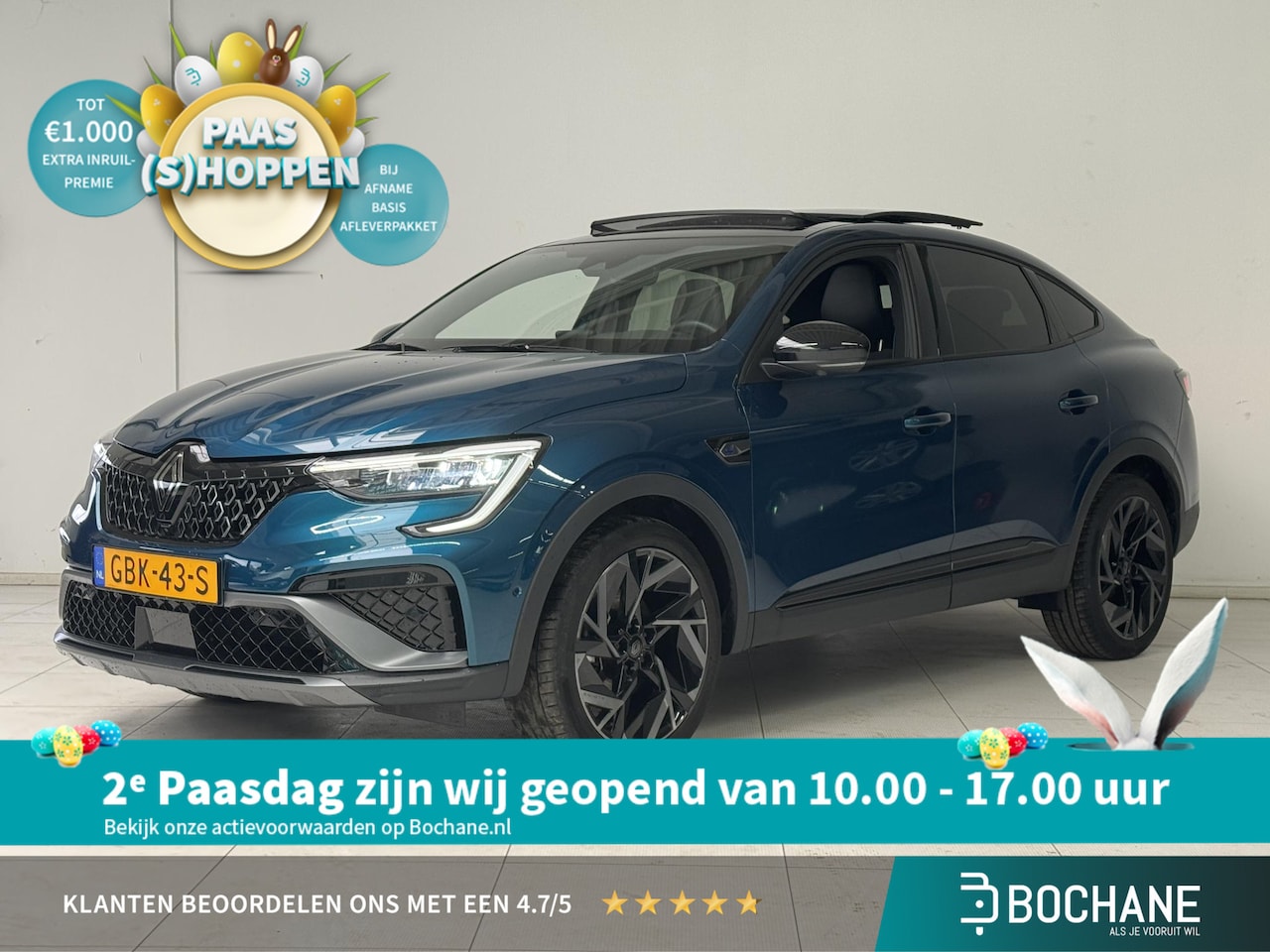 Renault Arkana - 1.6 E-Tech full hybrid 145 Esprit Alpine | Panoramadak | BOSE-Audiosysteem | Adaptive Crui - AutoWereld.nl