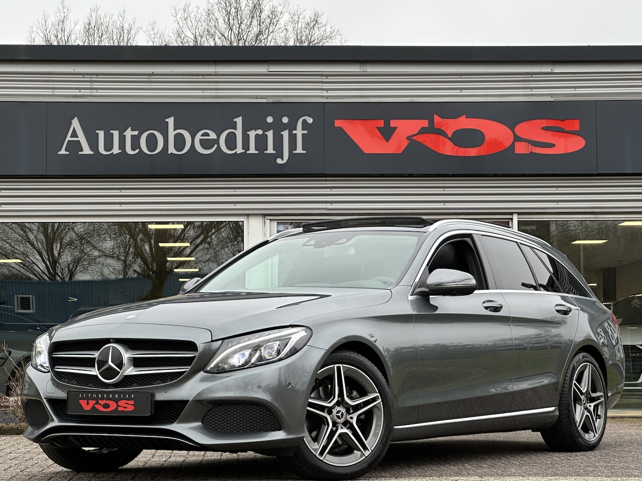 Mercedes-Benz C-klasse Estate - 200 Prestige | Panodak | 360 Camera | Memory | HUD - AutoWereld.nl