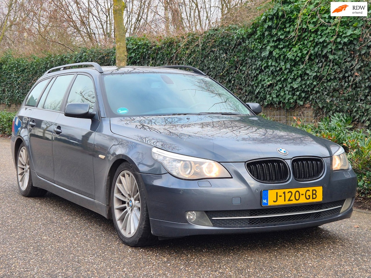 BMW 5-serie Touring - 523i Navigatie Stoelverwarming Rijdt & Schakelt super Navigatie - AutoWereld.nl