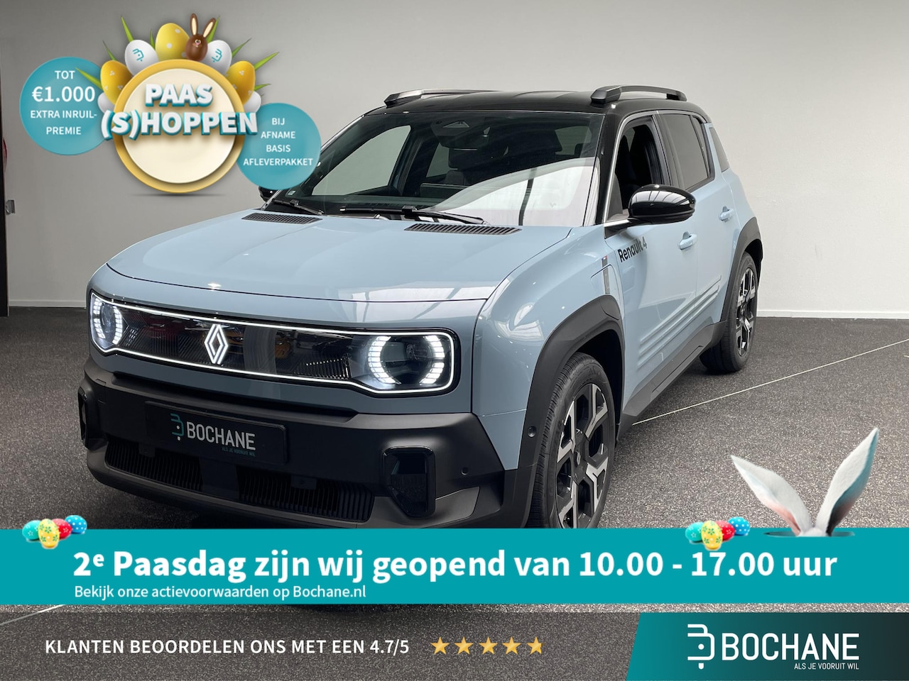 Renault 4 - comfort range iconic 52 kWh Airco | Navigatie | Apple carplay \ Android auto | Demo | - AutoWereld.nl