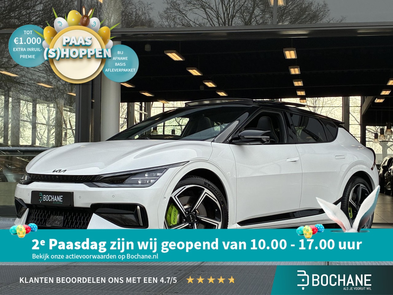 Kia EV6 - GT AWD 77.4 kWh 585PK |  SOH 97,8% | Dodehoekassistent | Glazen schuif/kanteldak | 360° Ca - AutoWereld.nl