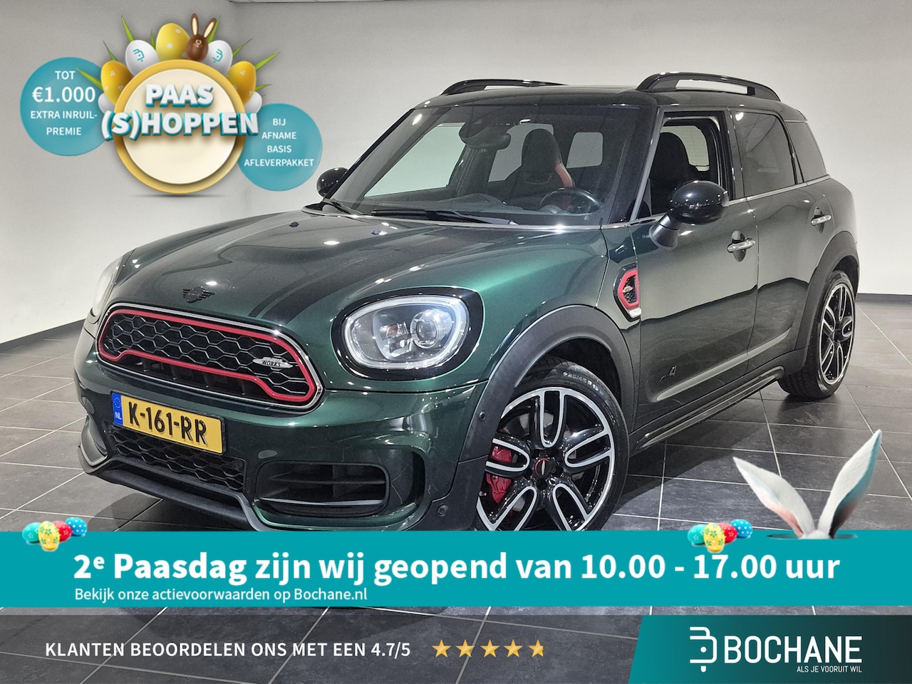 MINI Countryman - Mini 2.0 John Cooper Works ALL4 Chili | Panorama dak | Harman Kardon | JCW Interieur | - AutoWereld.nl