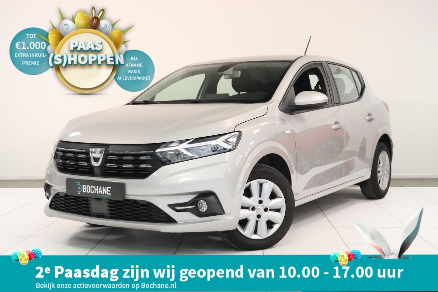Dacia Sandero - 1.0 TCe 100 Bi-Fuel Comfort | Airco | Parkeersensor | Navigatie | Key-less | AppleCarplay - AutoWereld.nl