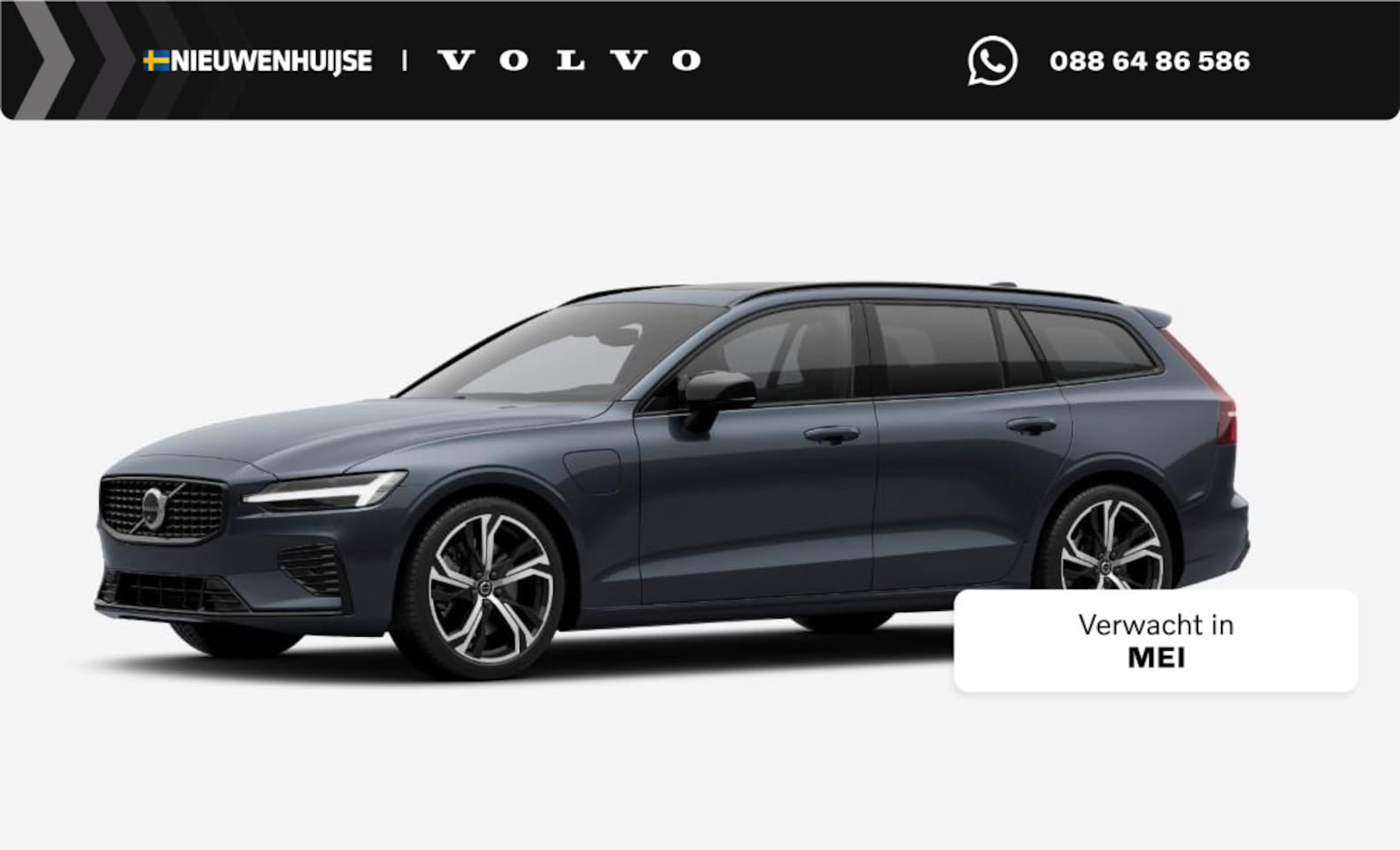Volvo V60 - T6 Plug-in hybrid AWD Ultra Dark | Google | Long Range | Schuif-/Kanteldak | Adaptieve Cru - AutoWereld.nl