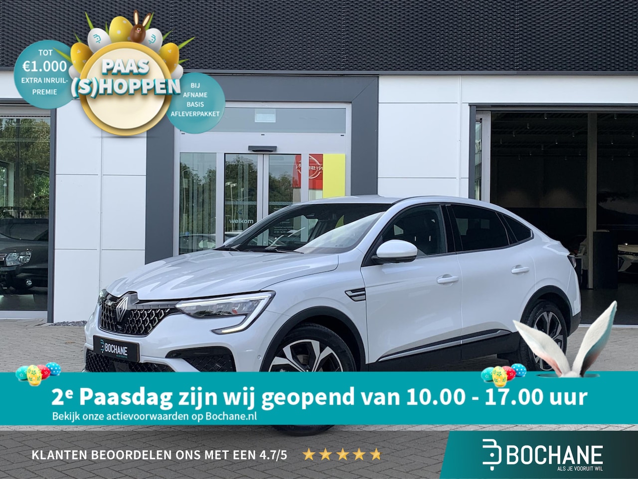 Renault Arkana - 1.6 E-Tech full hybrid 145 techno | Automaat | Navigatie | Climate control | - AutoWereld.nl