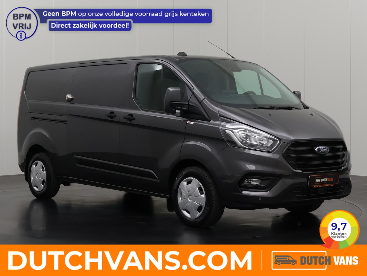 Ford Transit Custom - 2.0TDCi 130PK Lang Limited | Euro 6 | Multimedia | Trekhaak 2800Kg | Camera | Airco | Crui - AutoWereld.nl