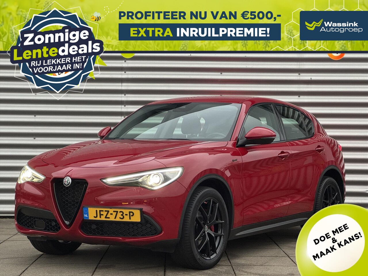 Alfa Romeo Stelvio - 2.0 GME 200pk Automaat AWD Sprint | Memory stoelen | WASSINK LENTEDEALS | Handsfree achter - AutoWereld.nl