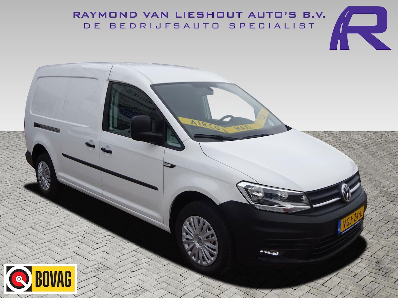 Volkswagen Caddy Maxi - 2.0 TDI L2H1 VW LAADRUIMTE INRICHTING AIRCO CRUISE ALARM PDCM - AutoWereld.nl