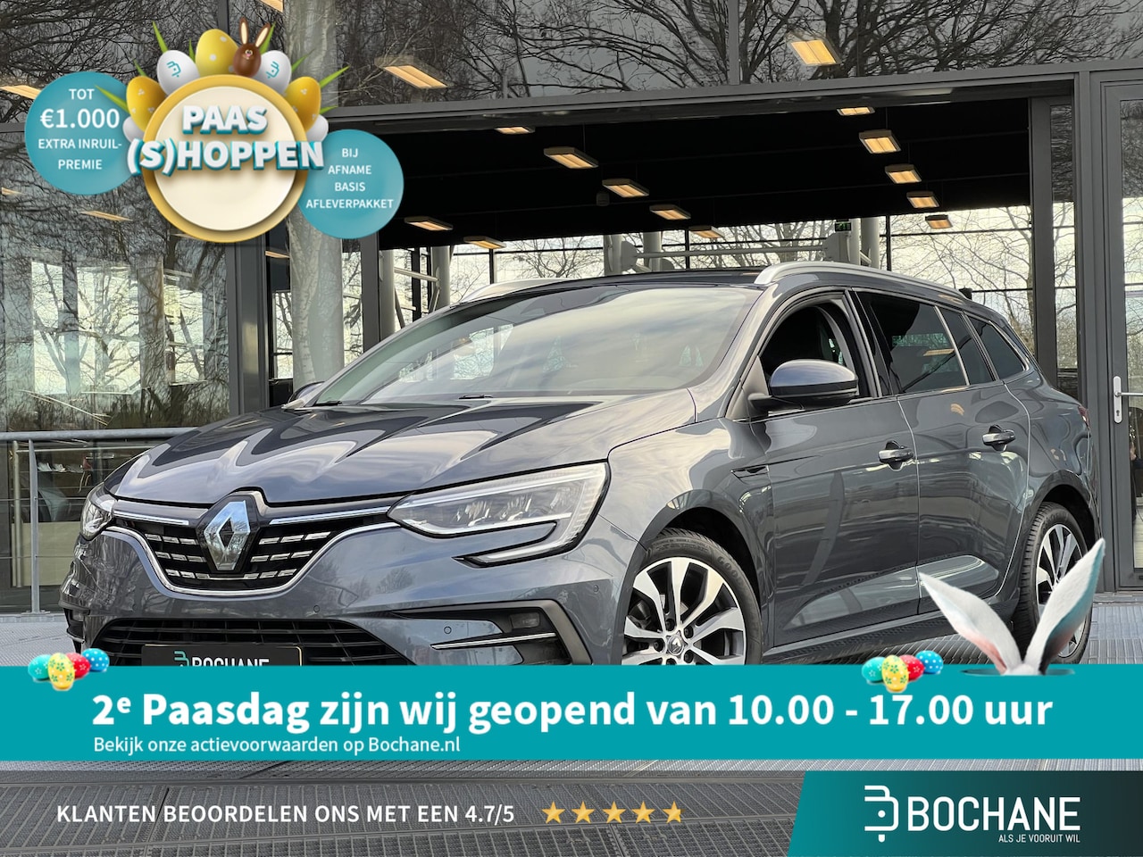 Renault Mégane Estate - 1.3 TCe 140 Techno Automaat 140PK | Trekhaak | Navigatie | Achteruitrijcamera - AutoWereld.nl