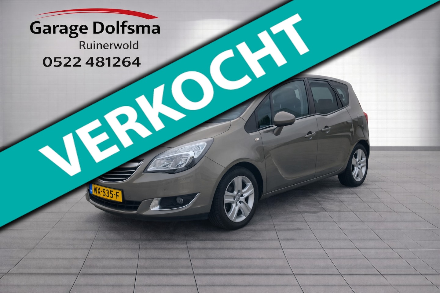 Opel Meriva - 1.4 Turbo Blitz-1 eigenaar-PDC-Navi- - AutoWereld.nl