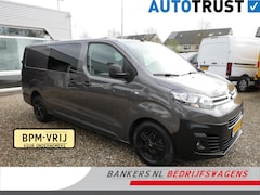 Citroën Jumpy - 2.0 BlueHDI 120PK, L3, Dubbel cabine, Airco, 2 x Schuifdeur