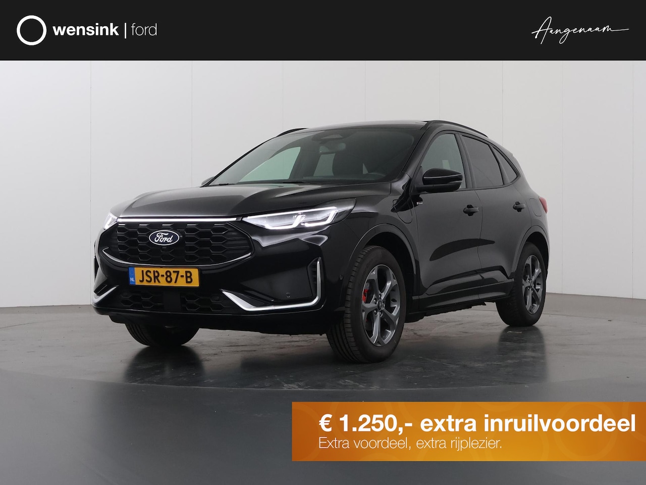 Ford Kuga - 2.5 PHEV ST-Line X | Elekt. inklapbare Trekhaak | Panoramadak | Winterpakket | Head Up | M - AutoWereld.nl