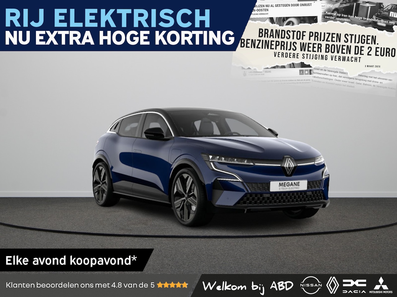 Renault Mégane E-Tech - Business Edition Comfort range | Achteruitrijcamera | Adaptive Cruise Control | Adaptive V - AutoWereld.nl