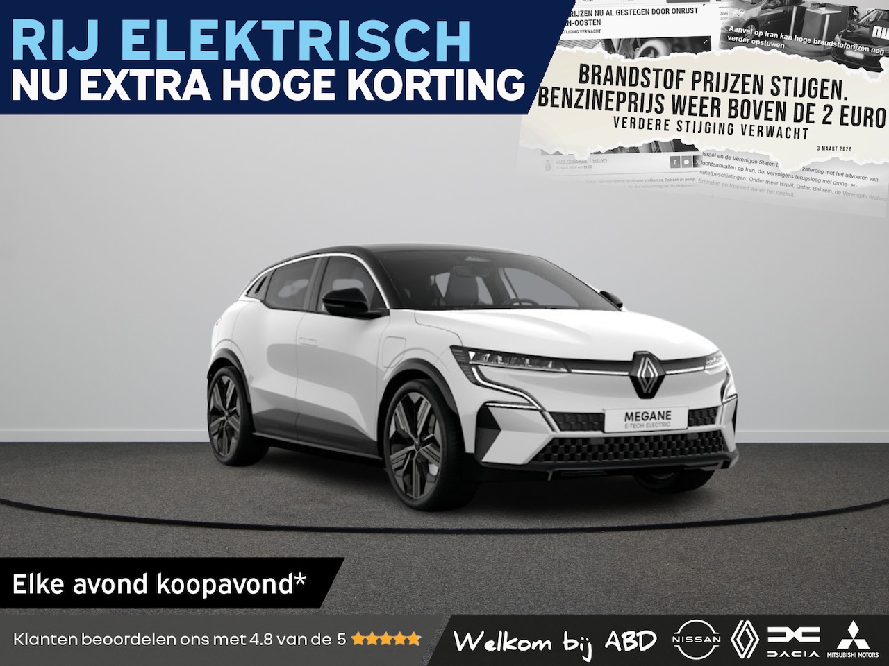 Renault Mégane E-Tech - Business Edition Comfort range | Achteruitrijcamera | Adaptive Cruise Control | Adaptive V - AutoWereld.nl
