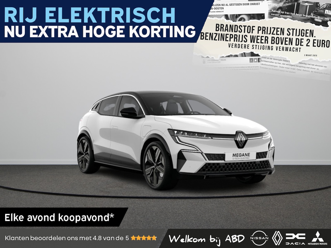 Renault Mégane E-Tech - Business Edition Comfort range | Achteruitrijcamera | Adaptive Cruise Control | Adaptive V - AutoWereld.nl