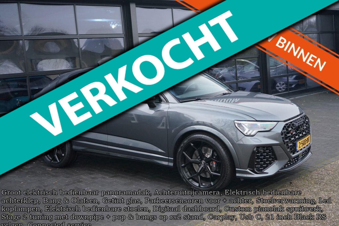 Audi RSQ3 Sportback - Panodak, Leder, Clima, Digi-dash, Led, Upgrade stage 2 - AutoWereld.nl