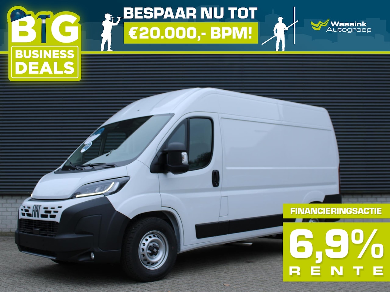 Fiat Ducato - GB 2.2 MJ 140pk L2H2 35 | DIRECT BESCHIKBAAR! | AUTOMAAT | Navigatie | PDC Achter | Trekha - AutoWereld.nl